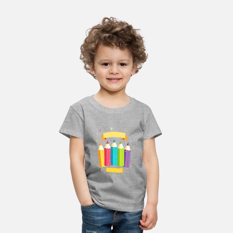 Colorful pens with stars