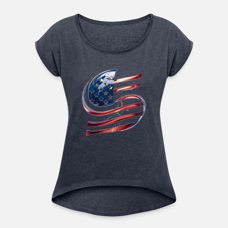 Contemporary American Flag Logo