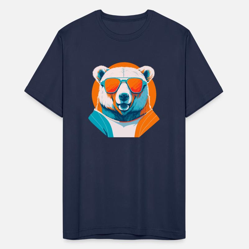 Cool and contemporary Polar Bear with sunglasses