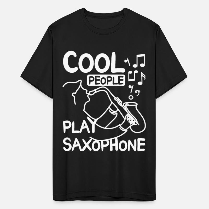 Cool people play saxophone