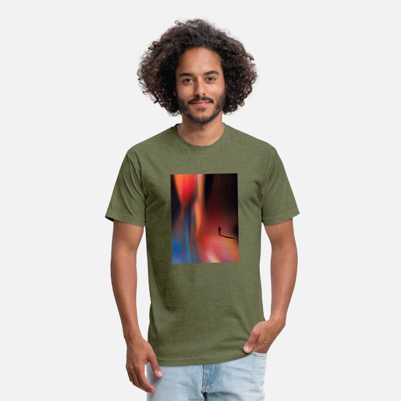 Cosmic Desert Wanderer Grain Texture Tee
