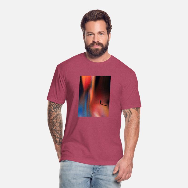 Cosmic Desert Wanderer Grain Texture Tee