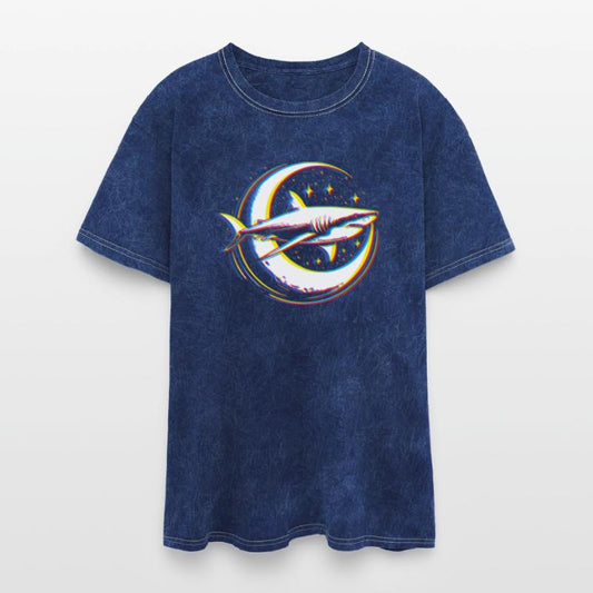 Cosmic shark in front of the moon - supernatural