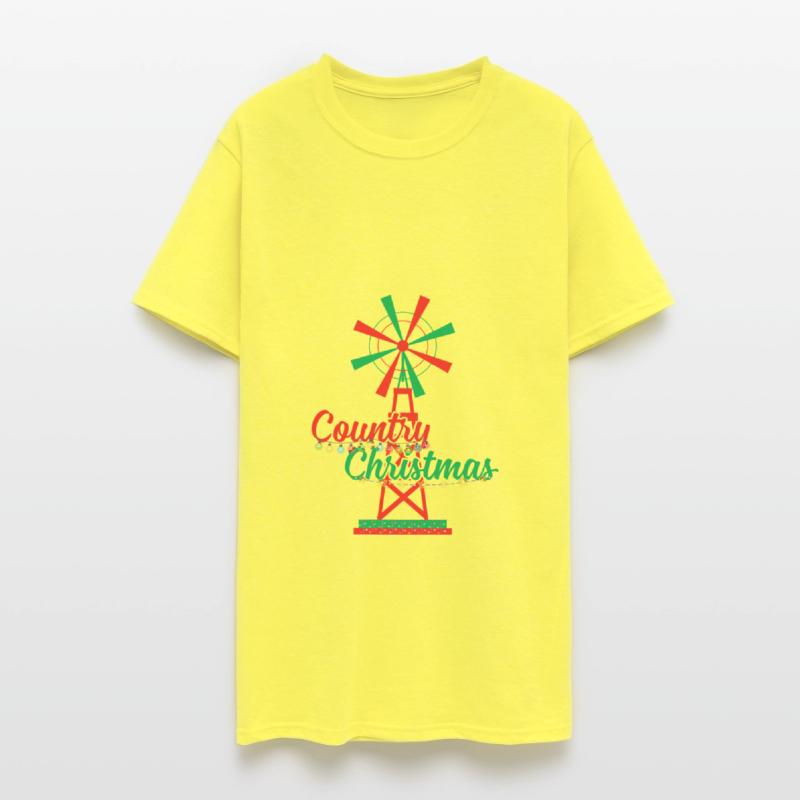 Country Christmas Windmill With Ornaments