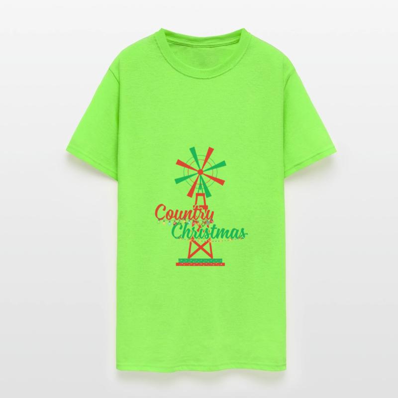 Country Christmas Windmill With Ornaments