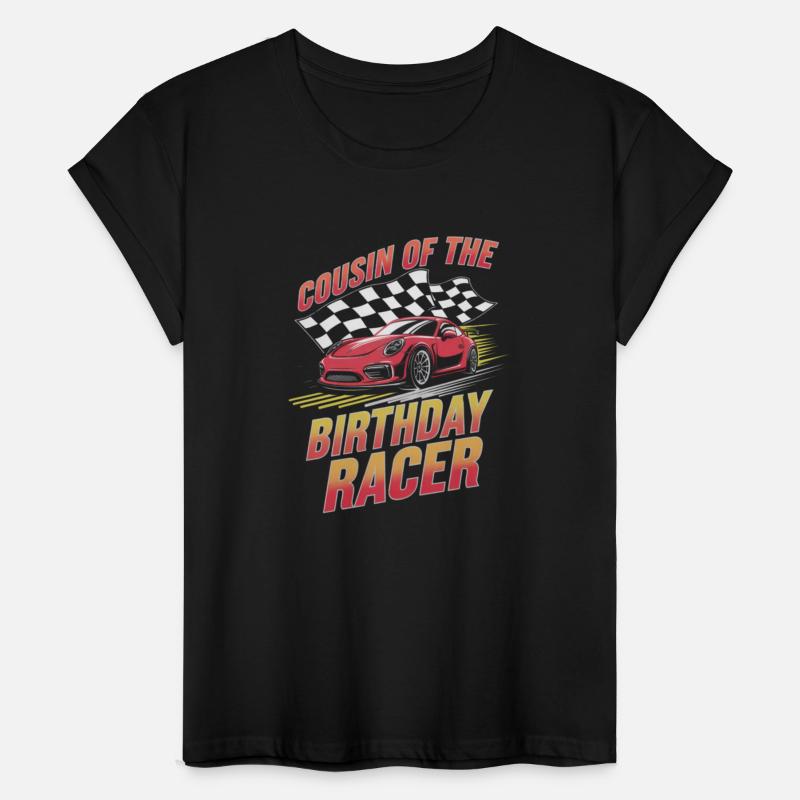 Cousin Of The Birthday Racer Racing Family Party