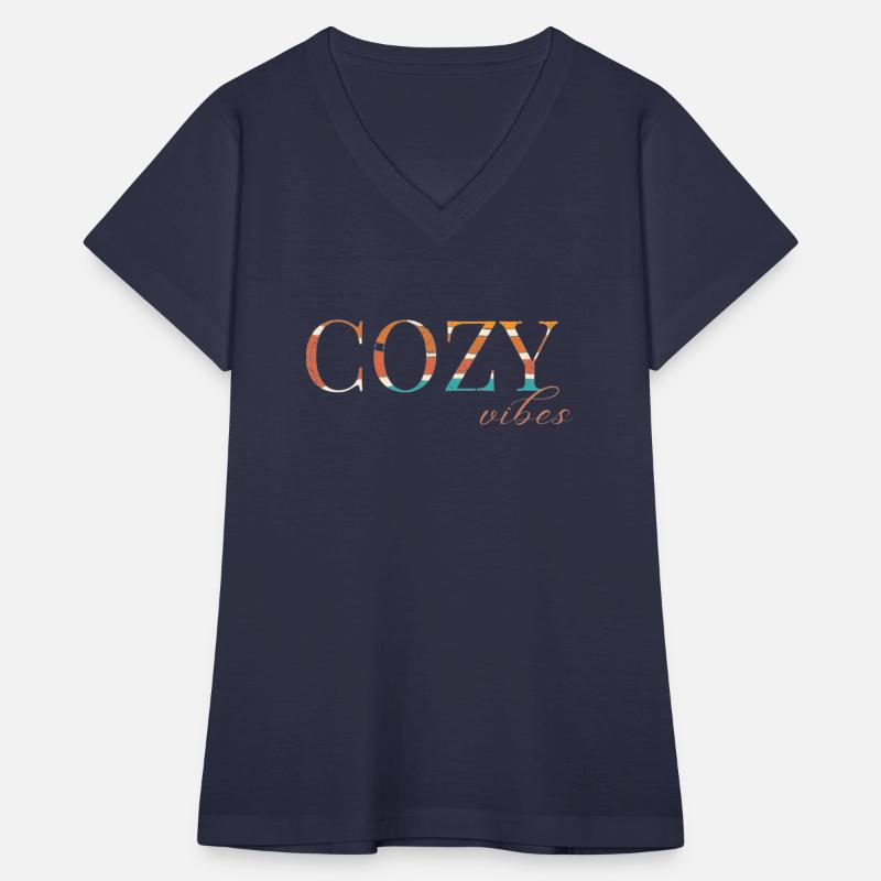 COZY VIBES COLORFUL TEXT