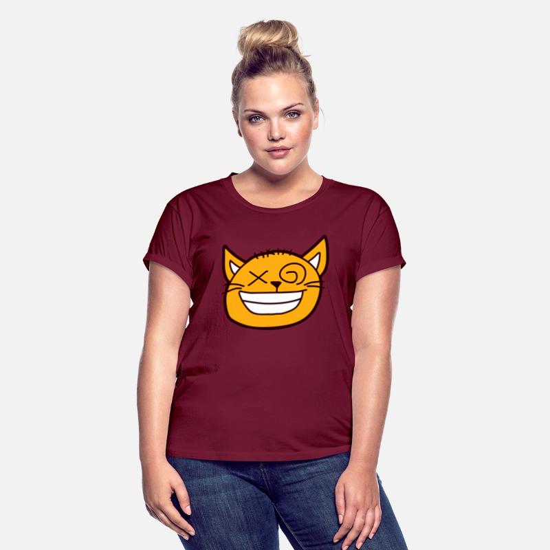 Crazy Cat Weird Funny Eyes Cool Grimace Cartoon