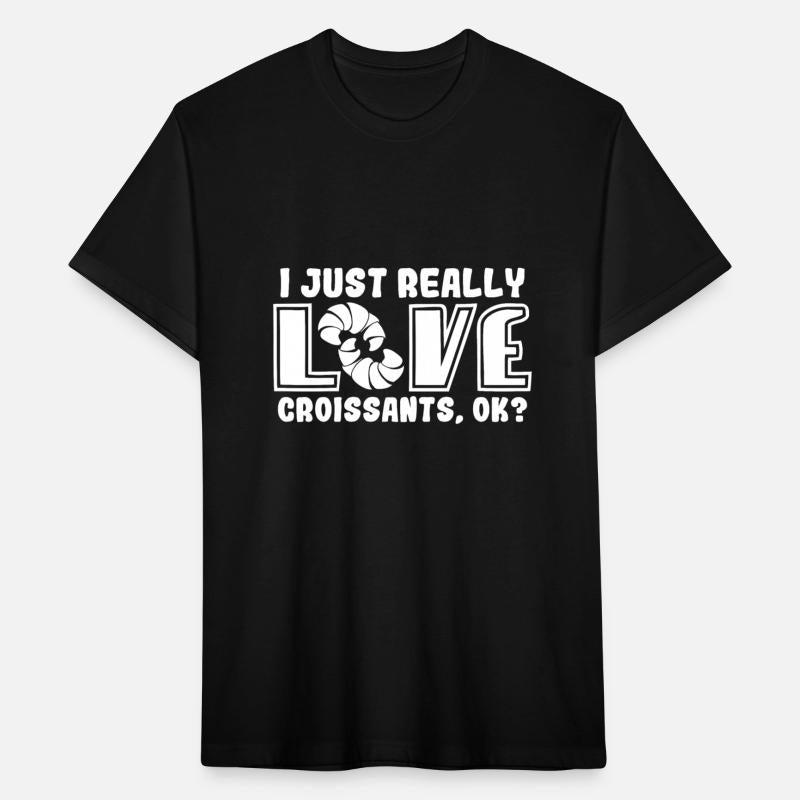 Croissants Love Joke Puff Pastry France Crescent