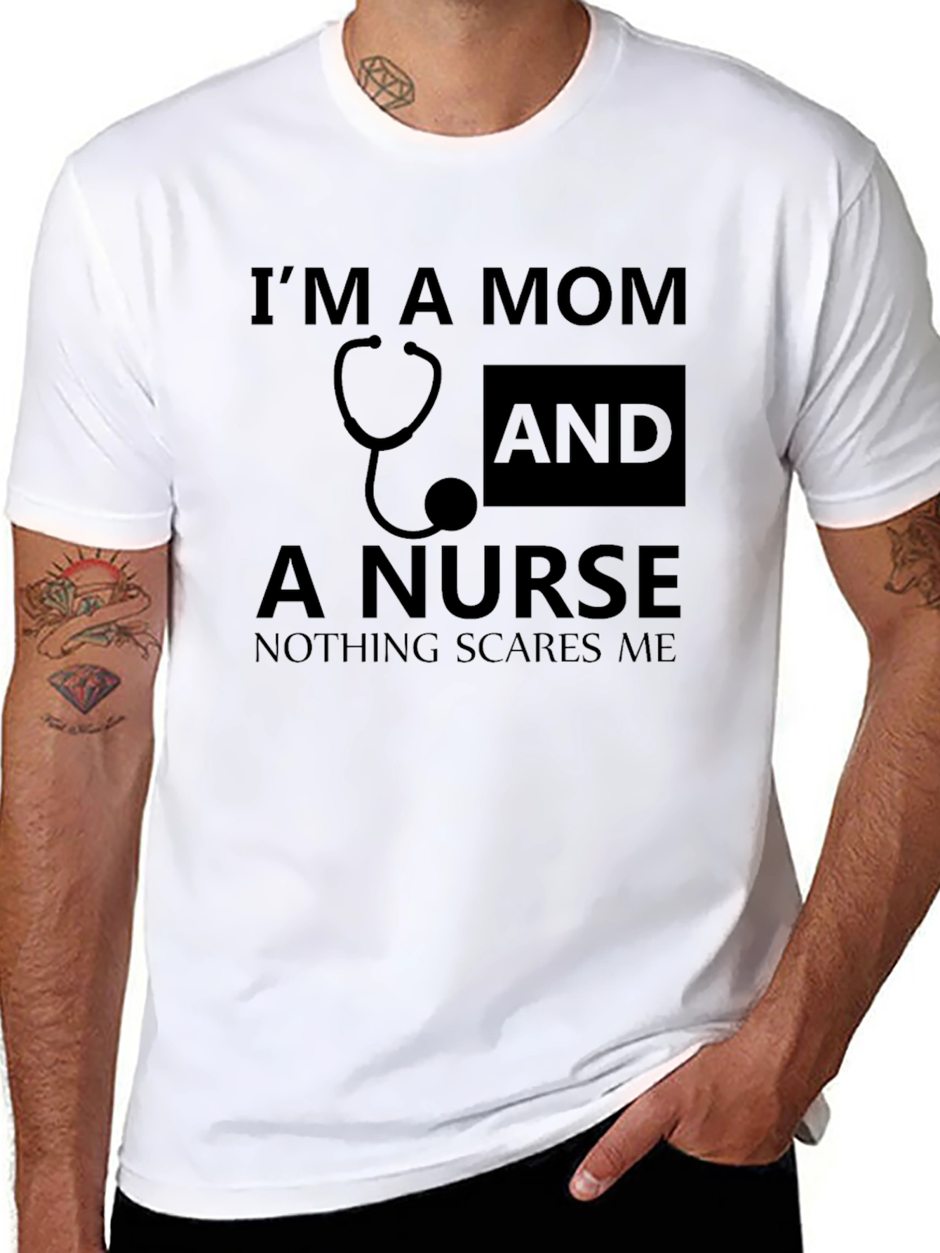 Im a Mom and a Nurse Graphic Tee