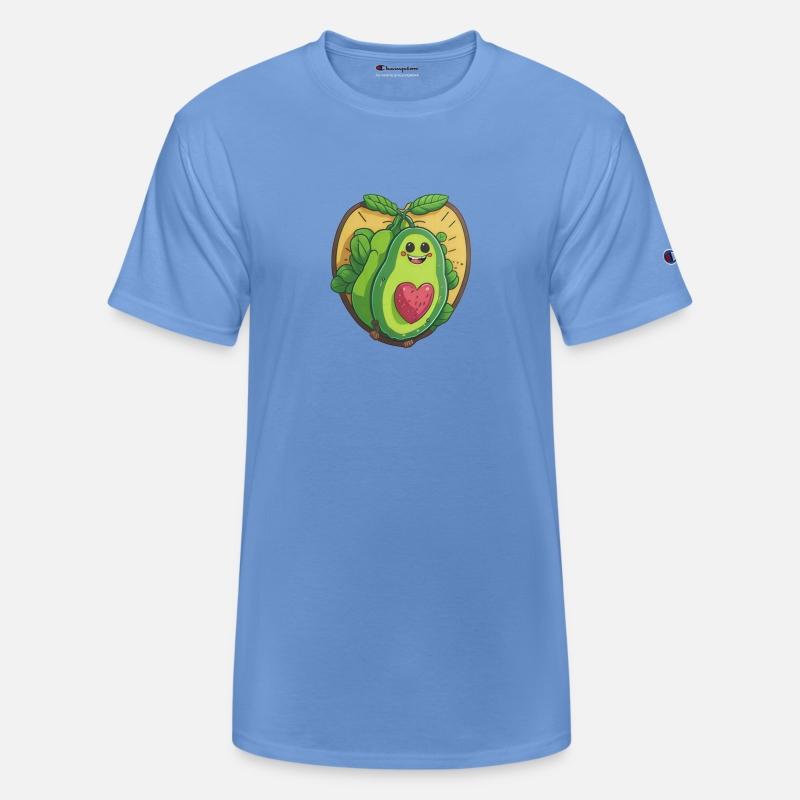 cute avocado minimalist sticker.