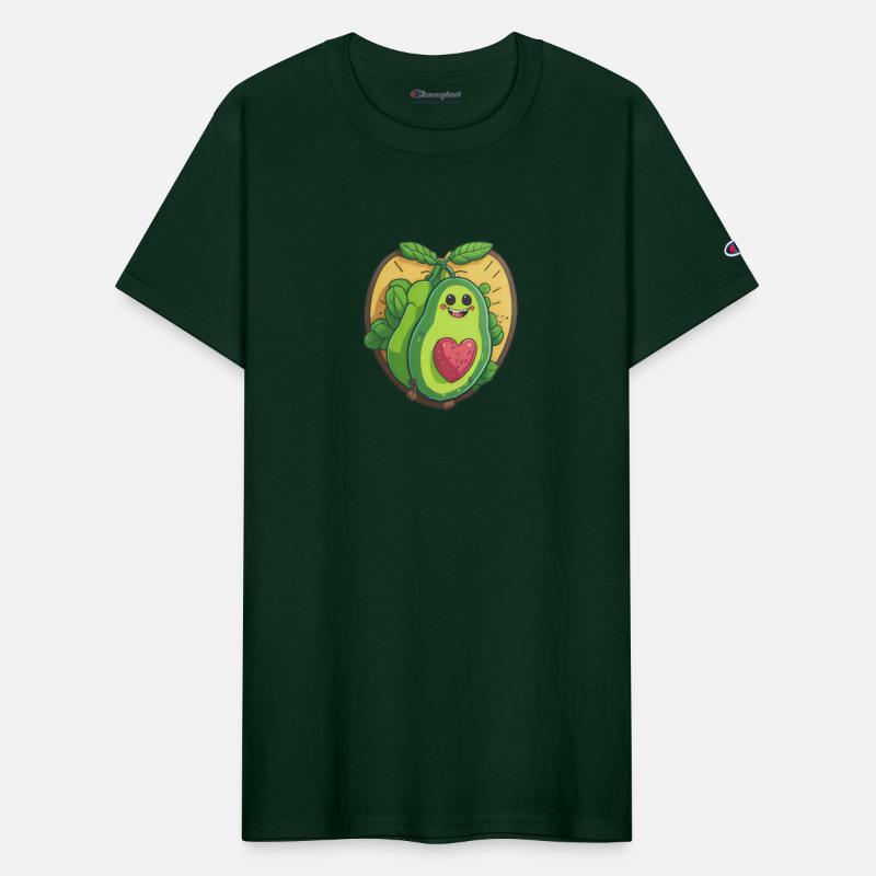 cute avocado minimalist sticker.