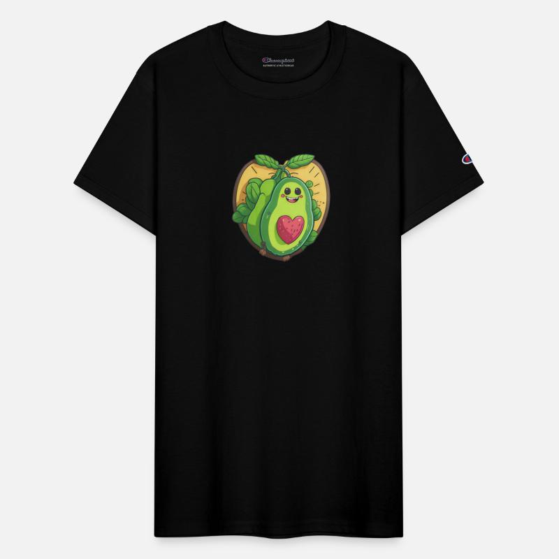 cute avocado minimalist sticker.