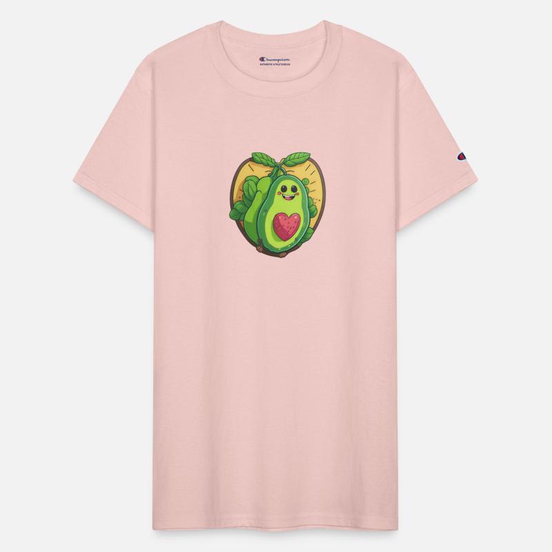cute avocado minimalist sticker.