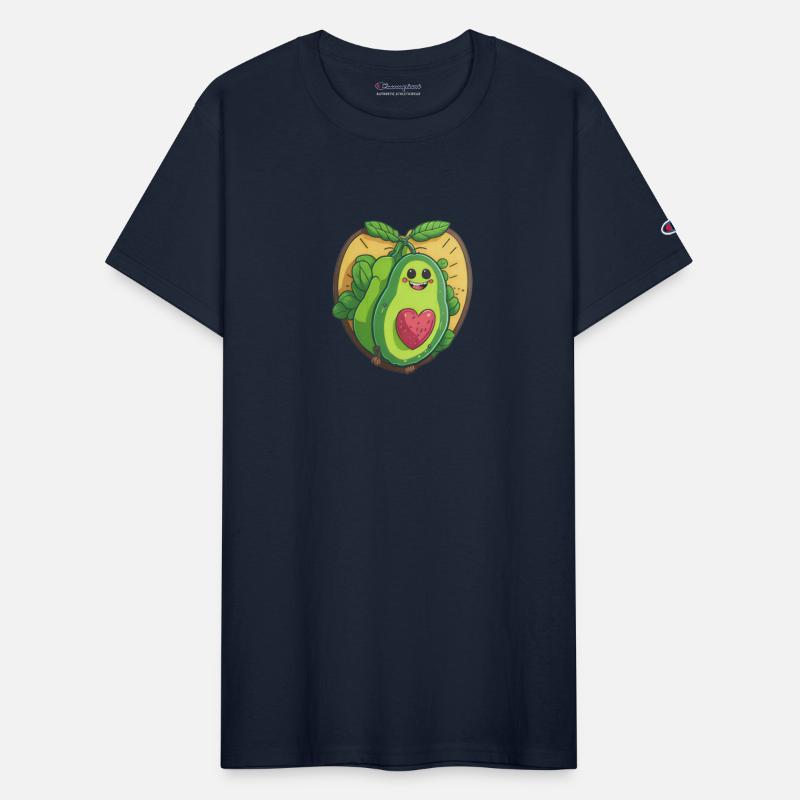 cute avocado minimalist sticker.