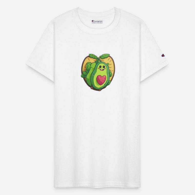 cute avocado minimalist sticker.