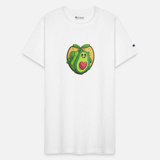 cute avocado minimalist sticker.