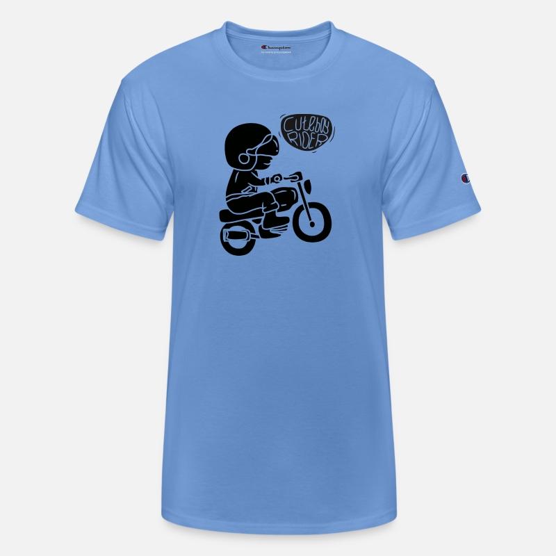 Cute Boy motorcycle rider cartoon