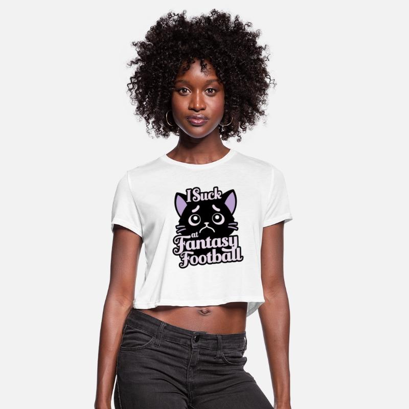 Cute Cat I Suck At Fantasy Football Shirt