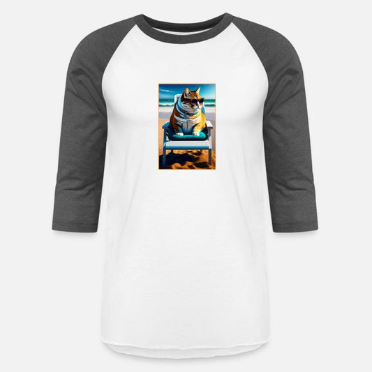 Cute Cat On The Beach Funny Cat Lover