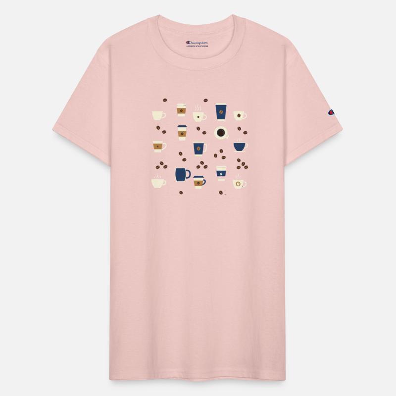 Cute Coffee Cups and Beans Pattern