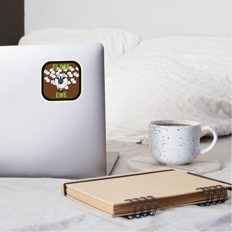 Cute Lamb & Sheep Flock Ewe Fuck You Farm Pun Fun