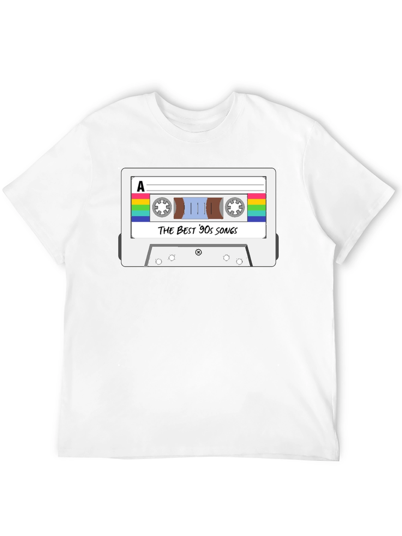 The Best 90s Songs Cassette Tape Graphic T-Shirt