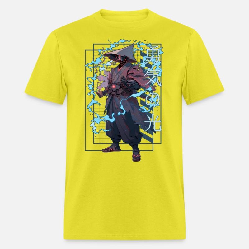 Cyborg Samurai Japanese Vaporwave Shounen Anime Ma