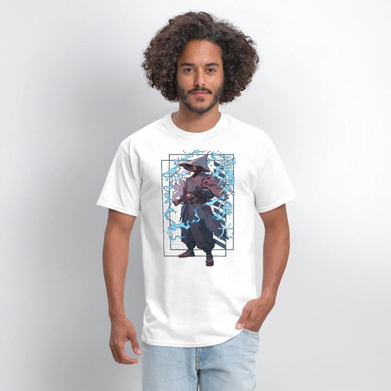 Cyborg Samurai Japanese Vaporwave Shounen Anime Ma