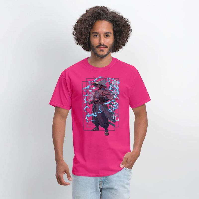 Cyborg Samurai Japanese Vaporwave Shounen Anime Ma