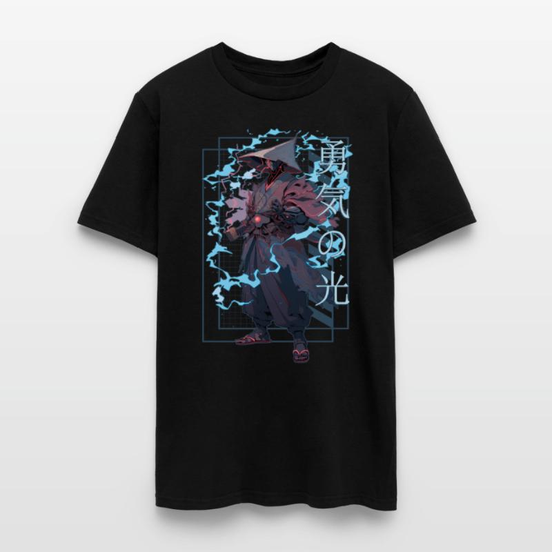 Cyborg Samurai Japanese Vaporwave Shounen Anime Ma