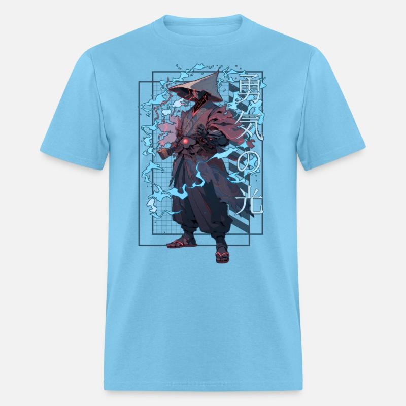 Cyborg Samurai Japanese Vaporwave Shounen Anime Ma