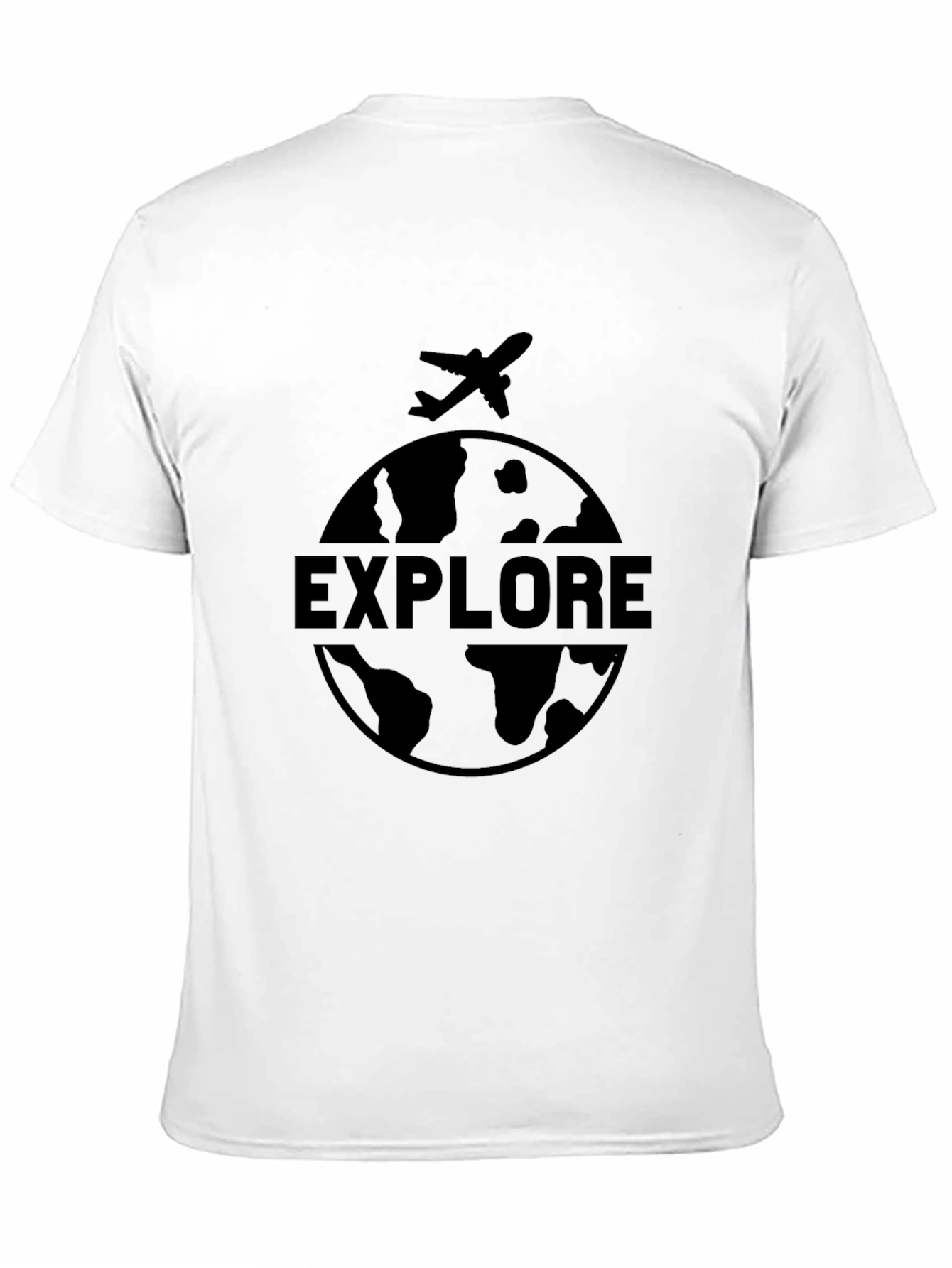 Explore Globe Graphic Tee - Black