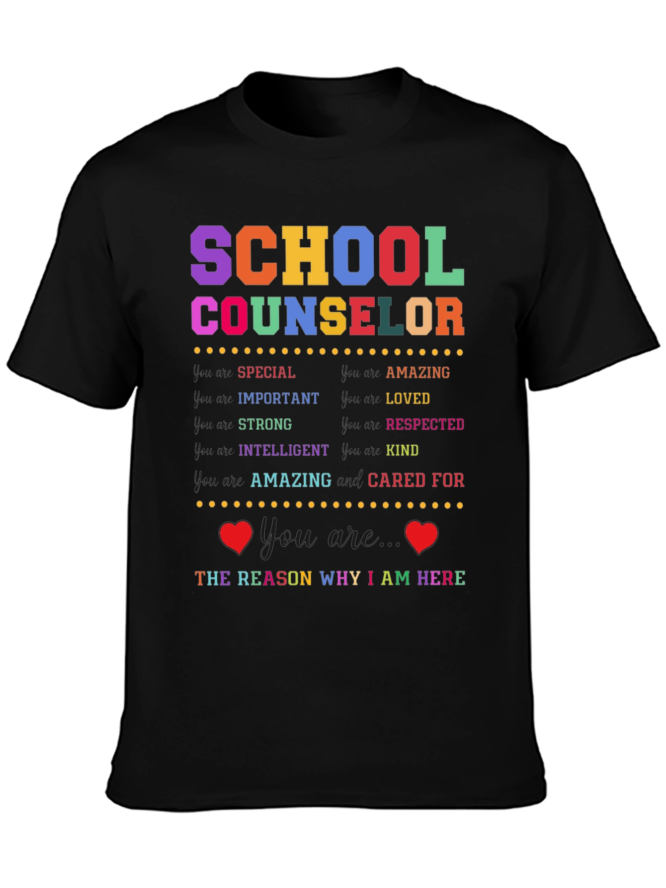 School Counselor Appreciation T-Shirt - Special Amazing
