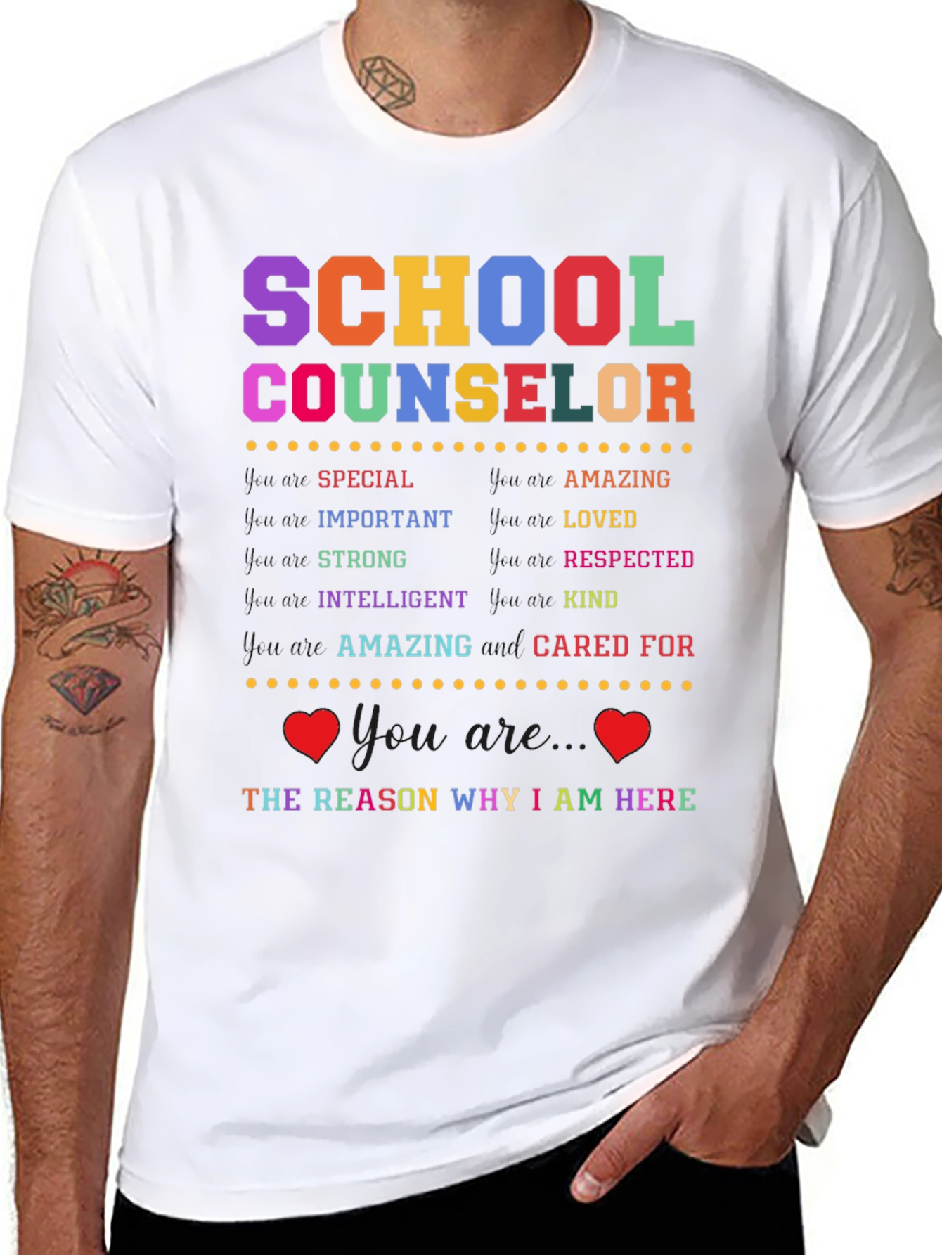 School Counselor Appreciation T-Shirt - Special Amazing