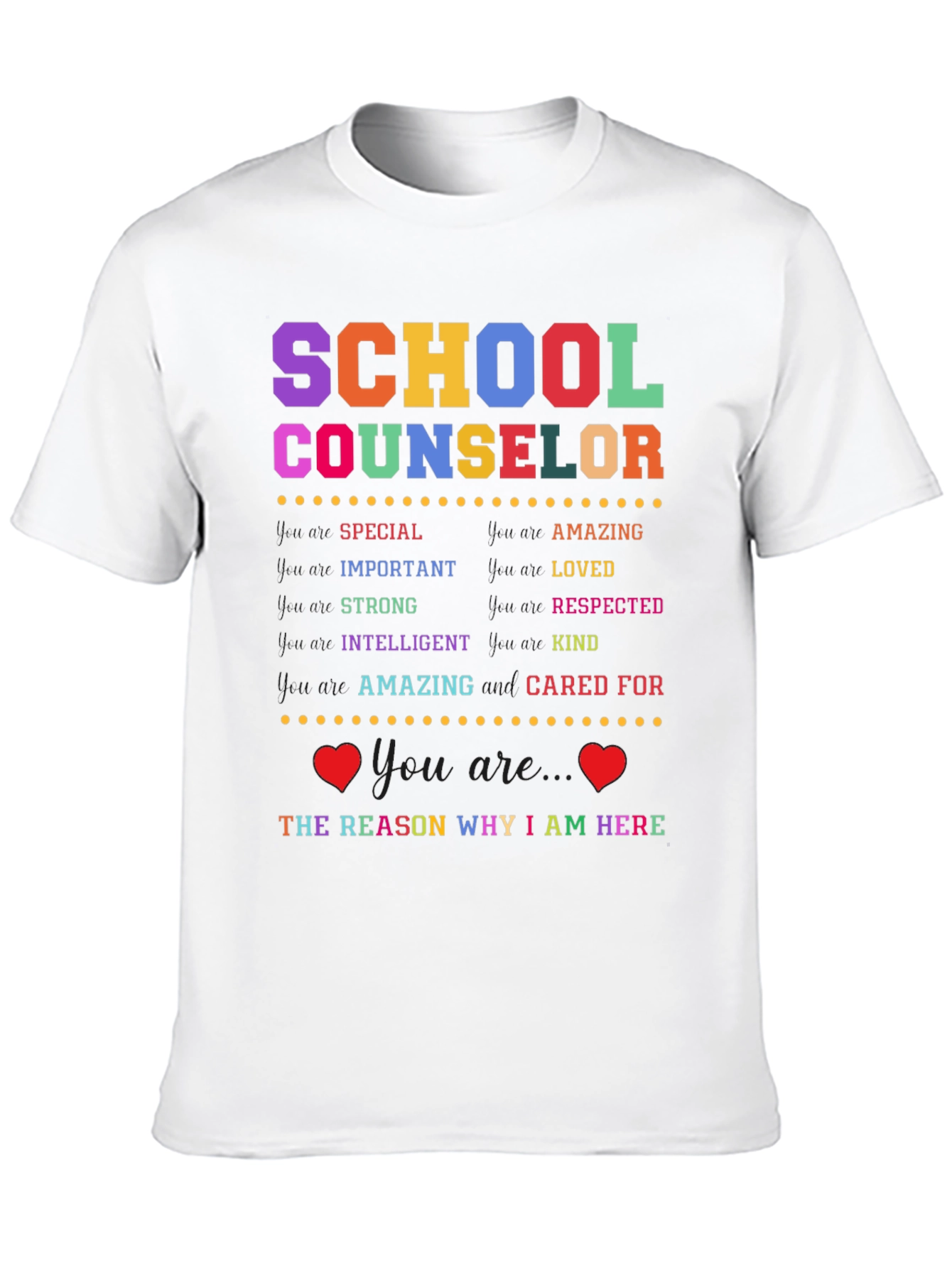 School Counselor Appreciation T-Shirt - Special Amazing