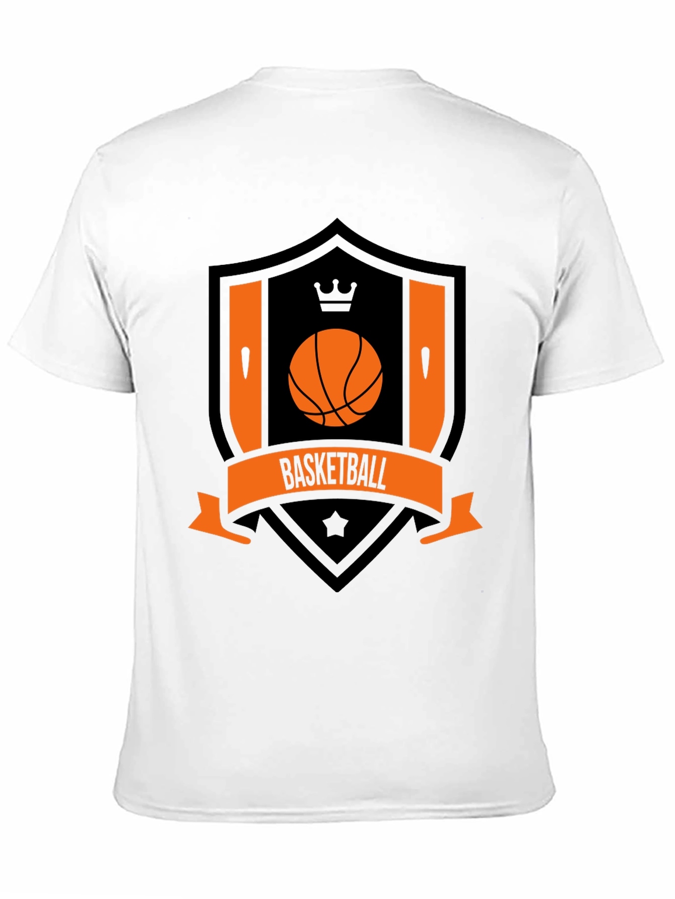 Basketball Crest Black T-Shirt