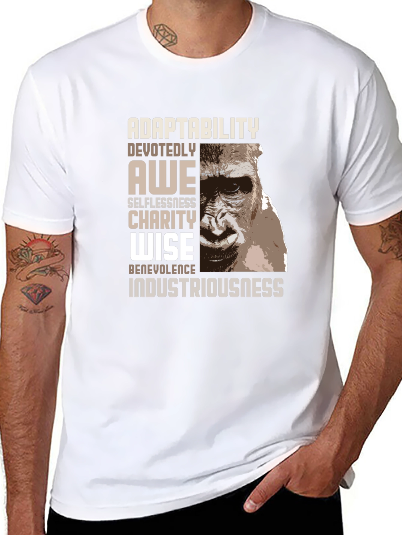 Adaptability Gorilla Graphic T-Shirt