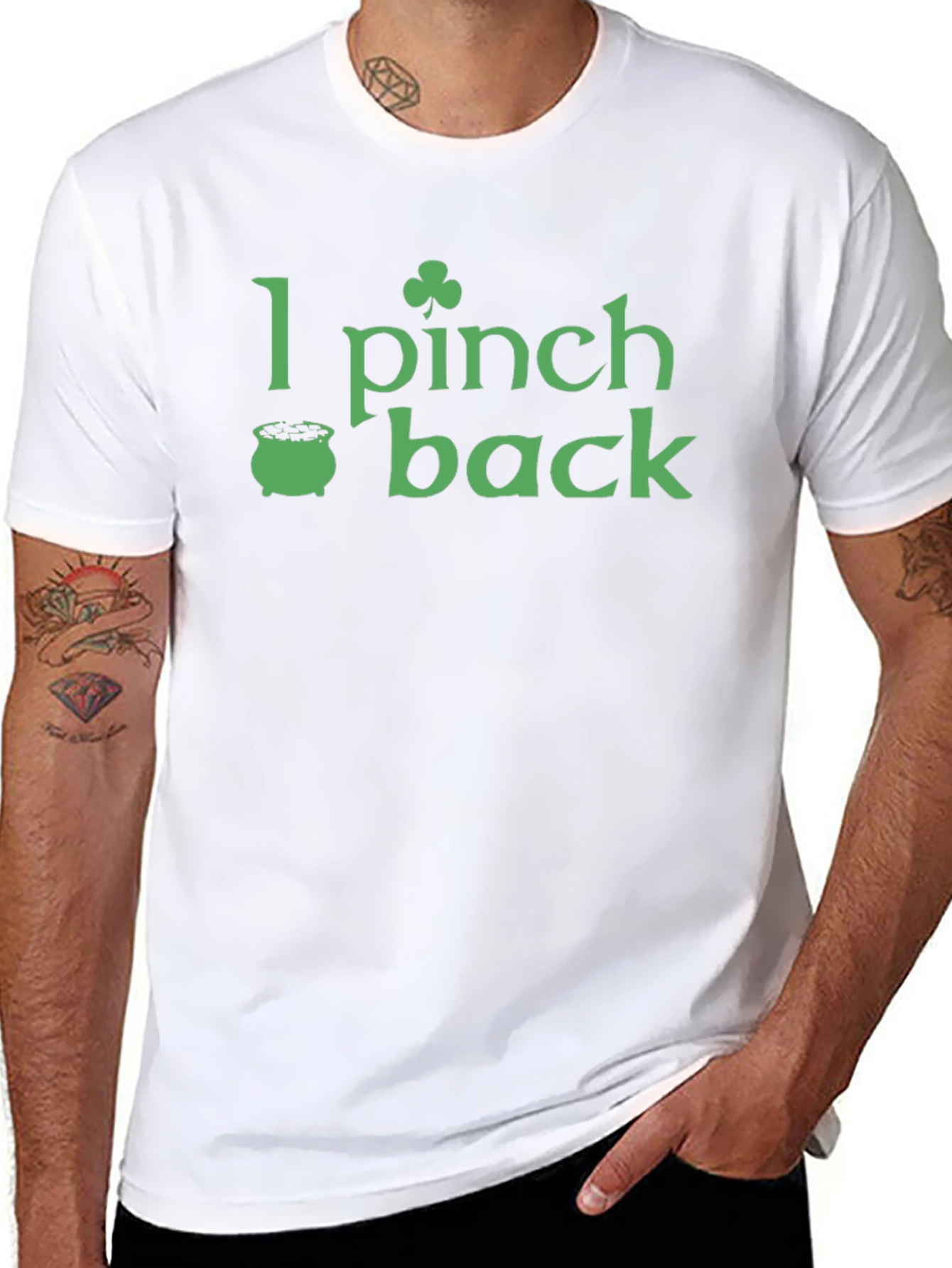St. Patricks Day: I Pinch Back T-Shirt