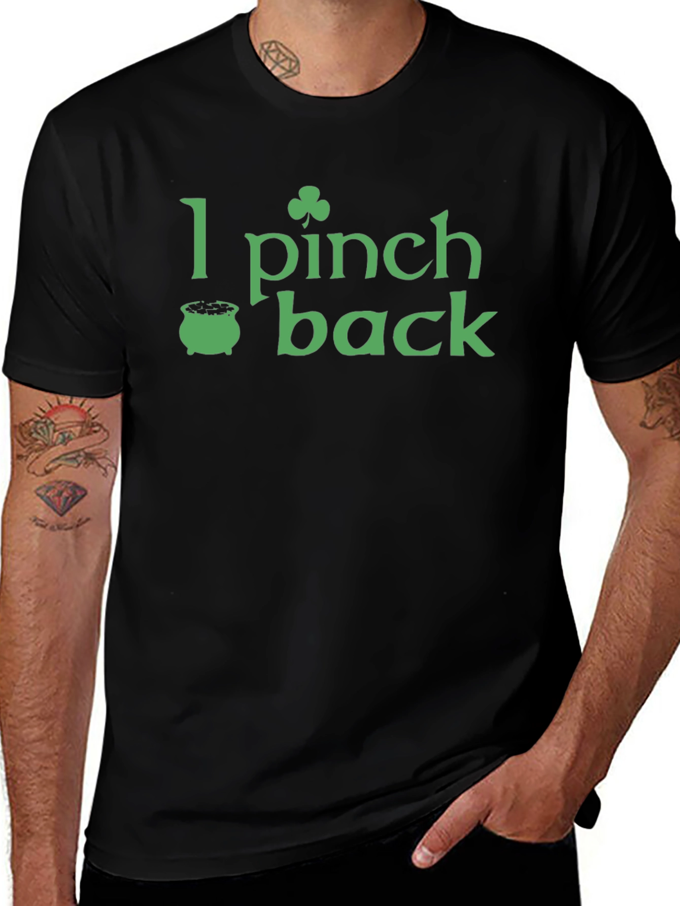 St. Patricks Day: I Pinch Back T-Shirt