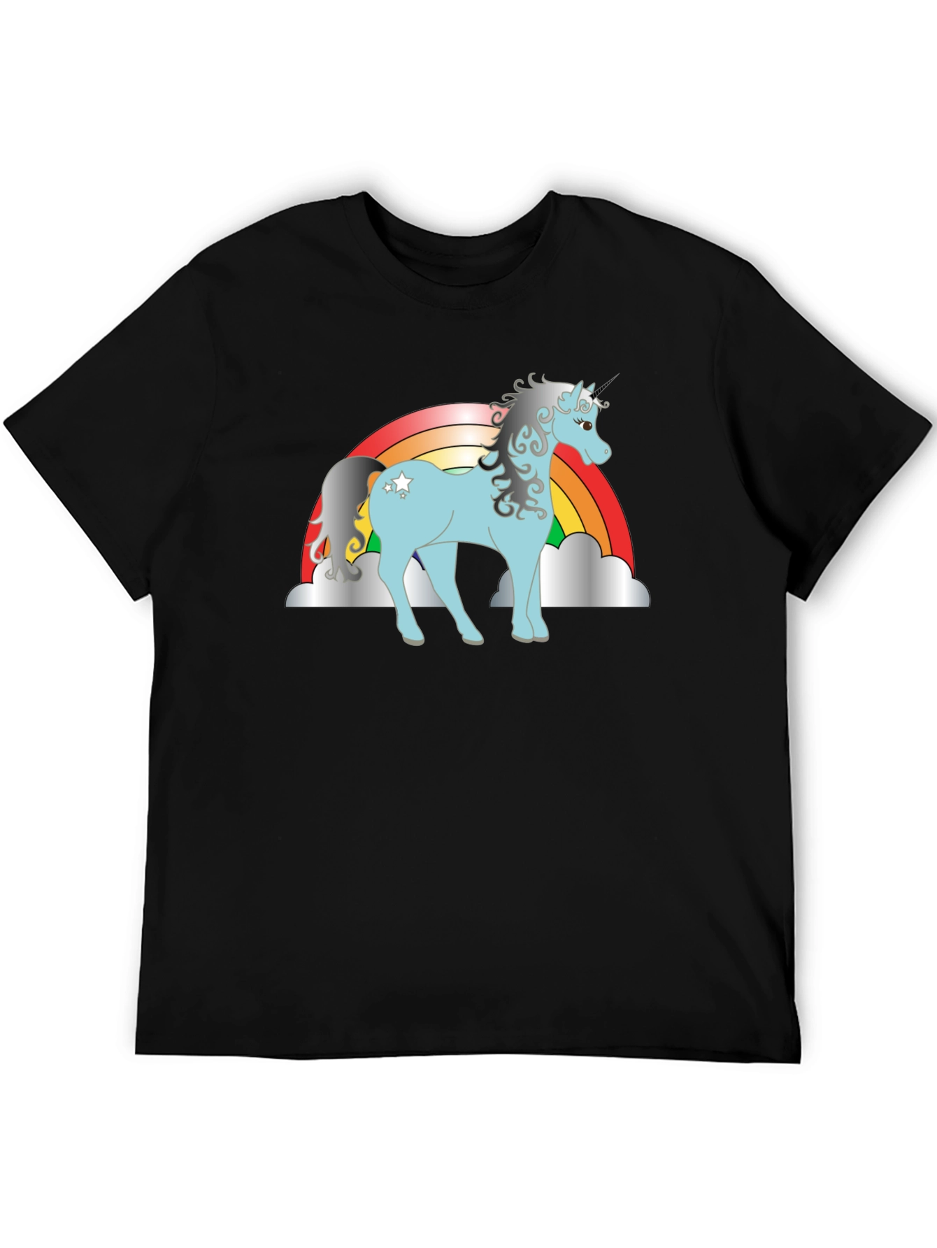Unicorn Rainbow Graphic T-Shirt