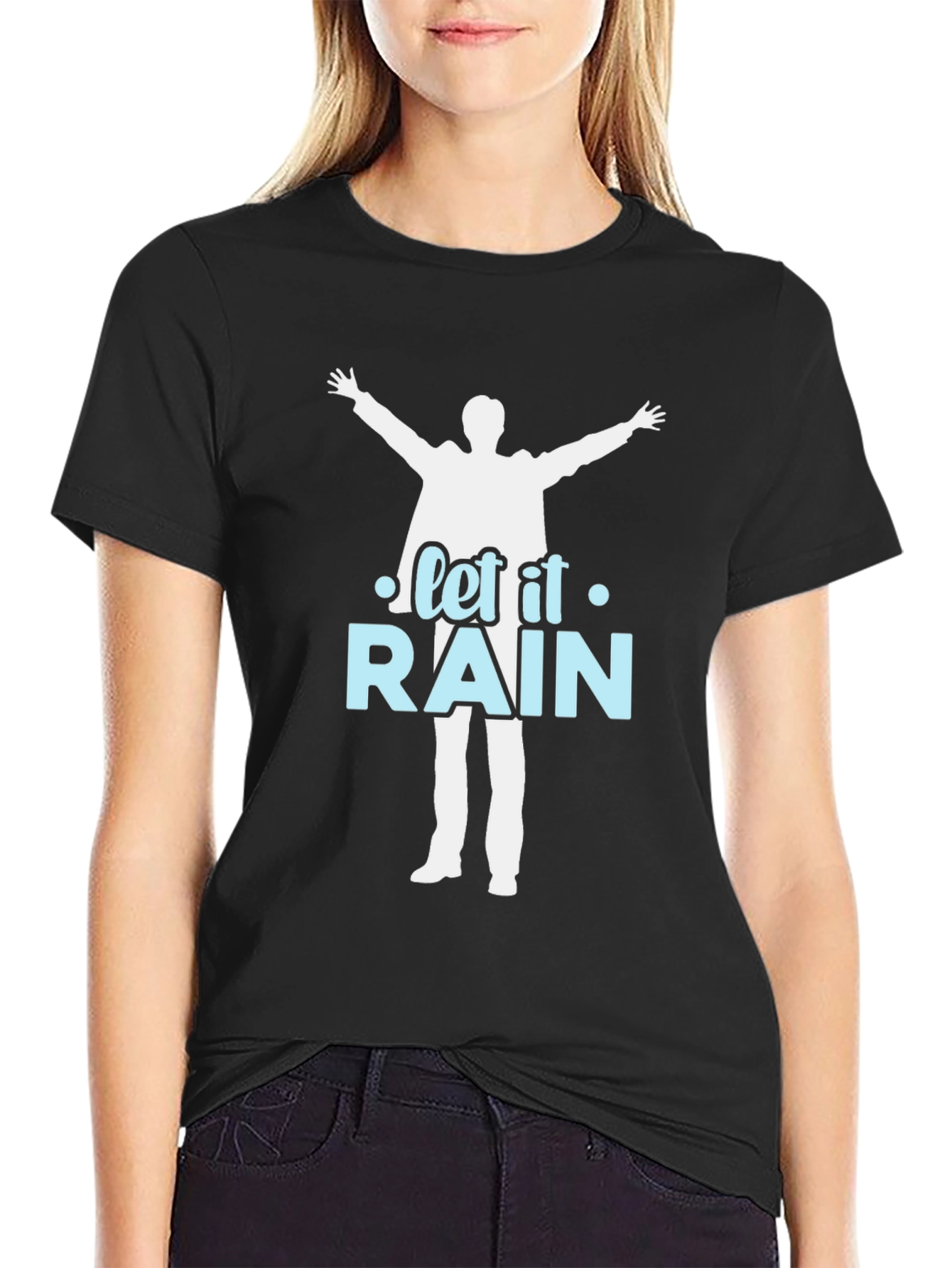 Let it Rain T-Shirt - Silhouette Design