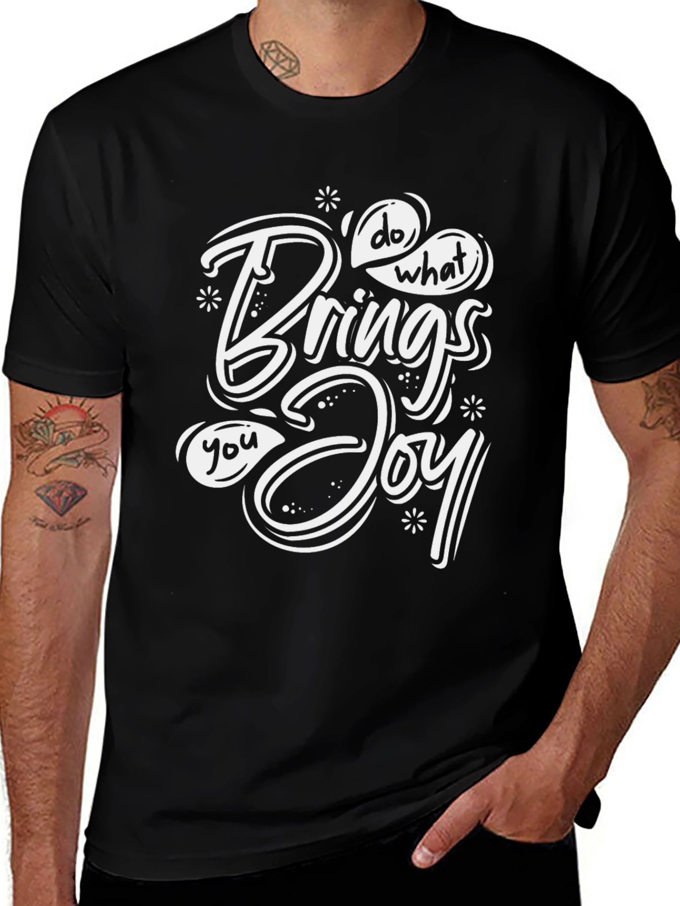 Do What Brings You Joy Black T-Shirt
