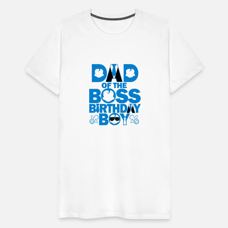Dad And Mom Boss Birthday Boy Baby Family