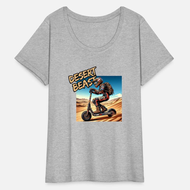 Desert beast on scooter wild design