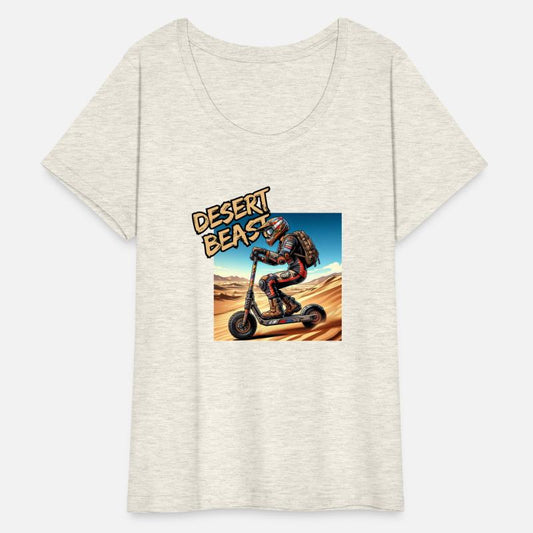 Desert beast on scooter wild design