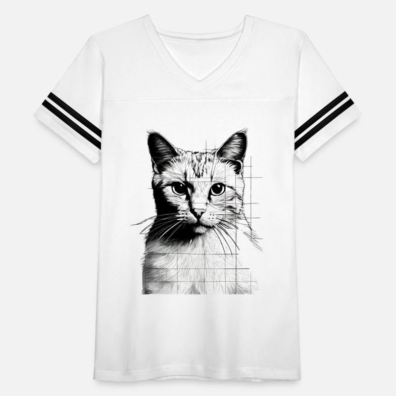 Design Sleek Silhouette Minimalist Cat Tee