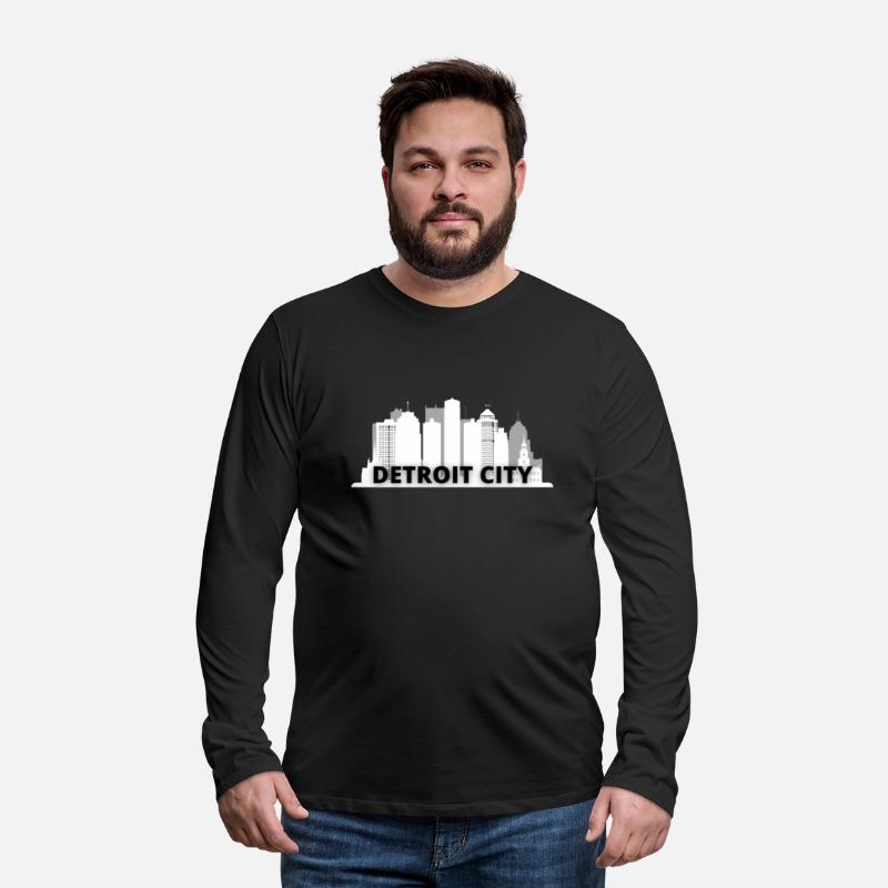 Detroit City Skyscraper Skyline