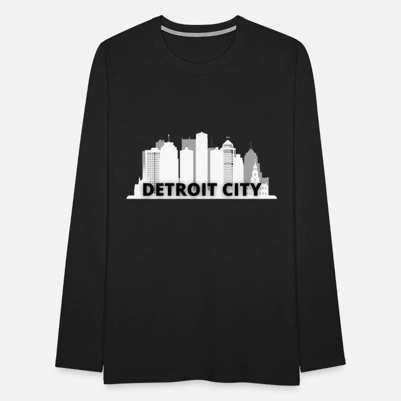 Detroit City Skyscraper Skyline