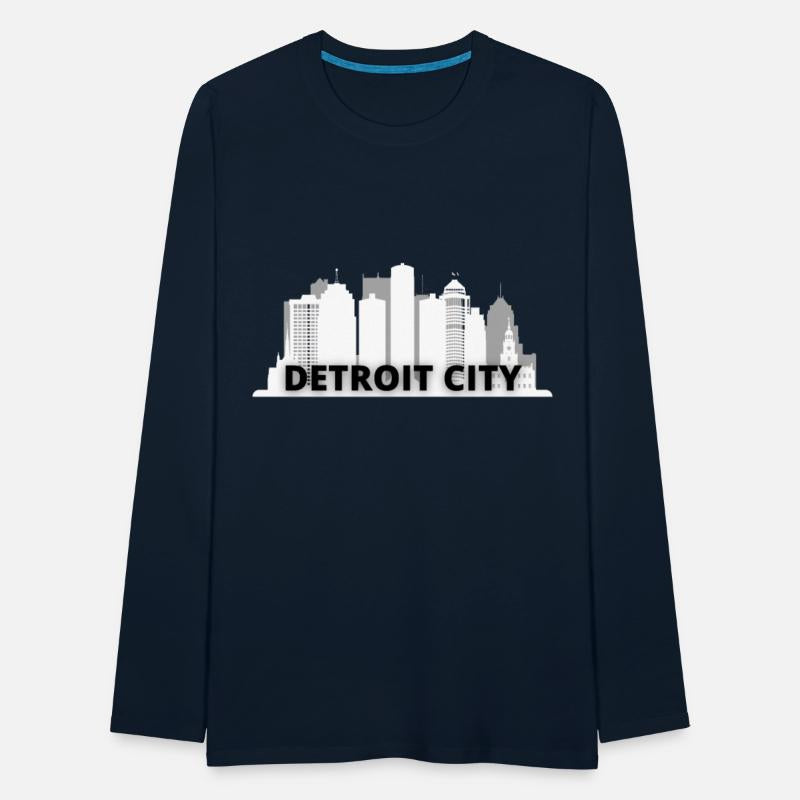 Detroit City Skyscraper Skyline